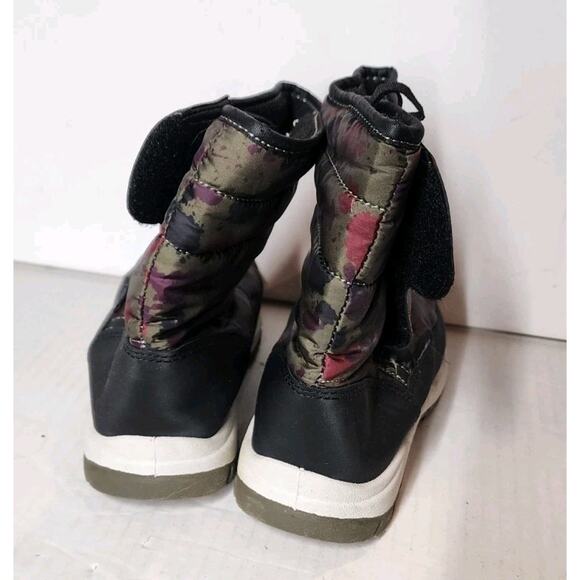 Rugged Bear 2 Kids Girls winter Snow Boots Colorful Camouflage Waterproof - Picture 4 of 12